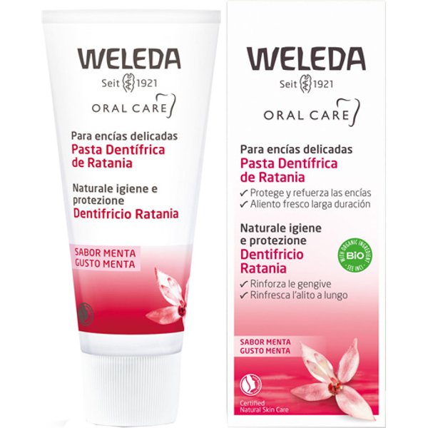 Weleda Dentifricio Ratania Gusto Menta 75 Ml-image