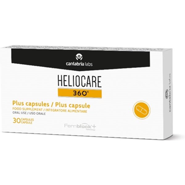 Heliocare 360° Plus Integratore Alimentare 30 Capsule Vegane-image