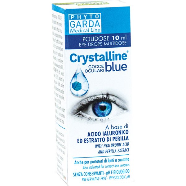 Phyto Garda Crystalline Blue Gocce Oculari, Polidose 10 Ml-image