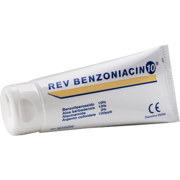 Rev Benzoniacin 10 Crema Per Acne 100 Ml-image