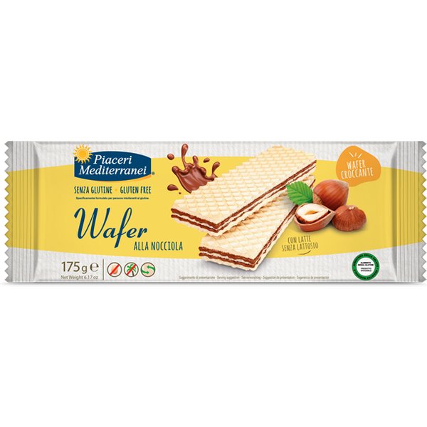 Piaceri Mediterranei Wafer Alla Nocciola Senza Glutine 175 Gr-image