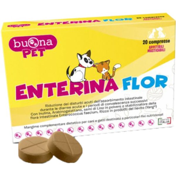 Enterina Flor Cani E Gatti Mangime Complementare 20 Compresse-image
