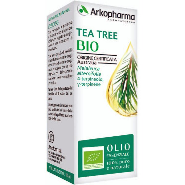 Arkopharma Arkoessentiel Menta Tea Tree Bio Olio Essenziale 10 Ml-image