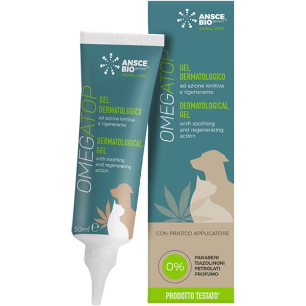 Omegatop Gel Dermatologico Per Cani E Gatti 50 Ml-image