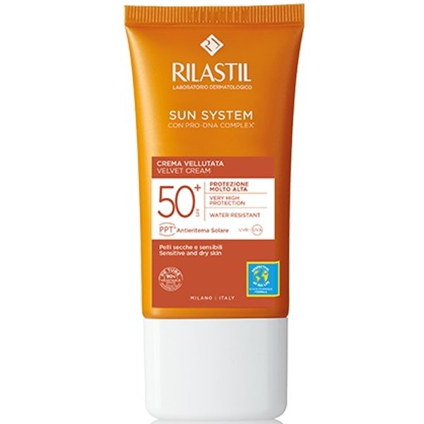 Rilastil Sun System Crema Solare Vellutata Per Il Viso Spf 50+ 50 Ml-image