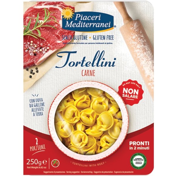 Piaceri Mediterranei Tortellini Con Carne Senza Glutine 250 Gr-image