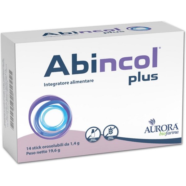 Abincol Plus Integratore A Base Di Fermenti Lattici 14 Stick Orosolubili-image