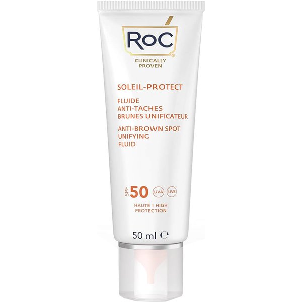 Roc Fluido Solare Viso Anti-Macchie Uniformante SPF50+ 50 Ml-image