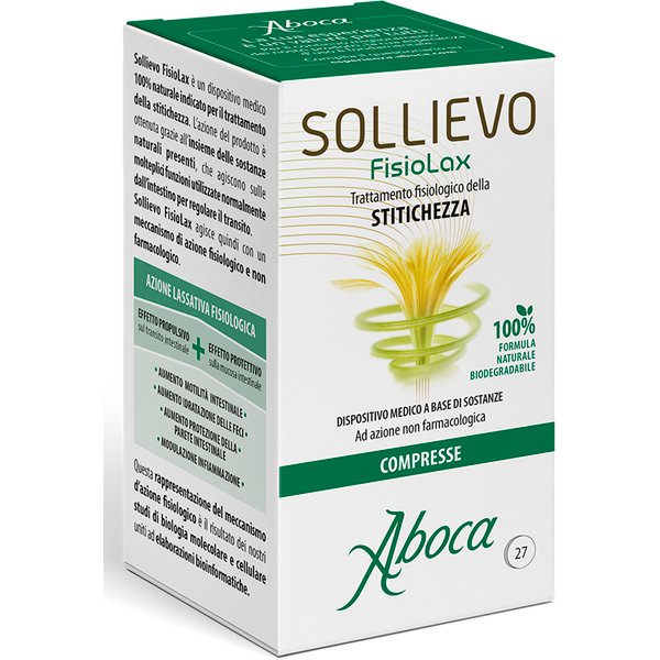Aboca Sollievo Fisiolax Integratore Per La Stitichezza 27 Compresse-image