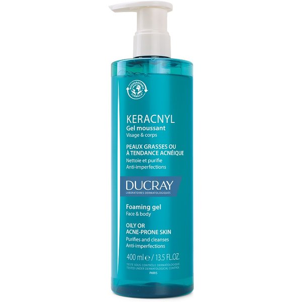 Ducray Keracnyl Gel Detergente Confezione Risparmio 400 Ml-image