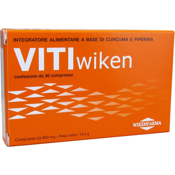 Vitiwiken Integratore A Base Di Curcuma 30 Compresse-image