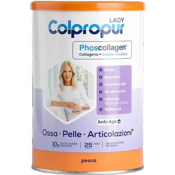 Protein Colpropur Lady Integratore Alimentare Pelle Ossa E Articolazioni 340 Gr-image