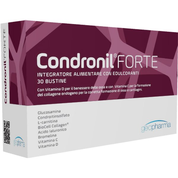 Condronil Forte Integratore Alimentare Per La Cartilagine E Le Ossa 30 Bustine-image