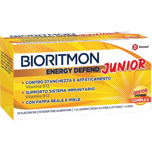 Bioritmon Energy Defend Junior Integratore Di Vitamina B12 10 Flaconcini-image