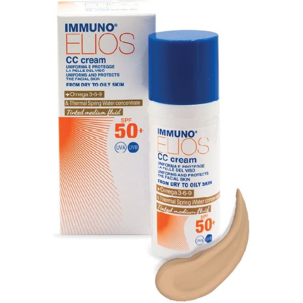 Immuno Elios Cc Cream Medium Crema Solare Colorata Spf50+ 40 Ml-image