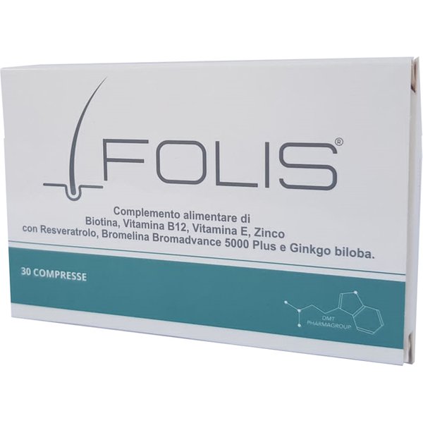 Folis Integratore Alimentare Anticaduta Capelli 30 Compresse-image