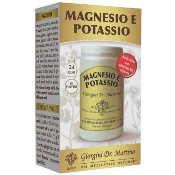 Magnesio E Potassio Polvere Integratore 180 Gr-image