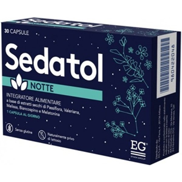 Sedatol Notte Integratore Per Il Sonno E Il Rilassamento 30 Capsule-image