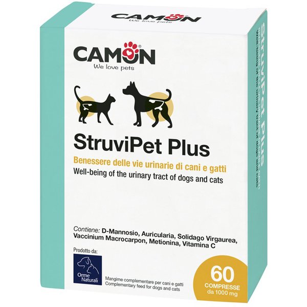 Camon Struvipet Plus Alimento Complementare Per Cani/Gatti 60 Compresse-image