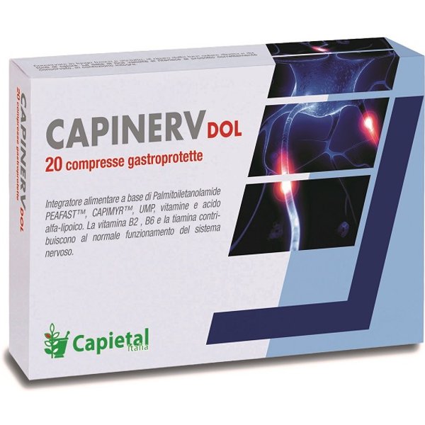 Capinerv Dol Integratore Per Il Sistema Nervoso 20 Compresse Gastroprotette-image
