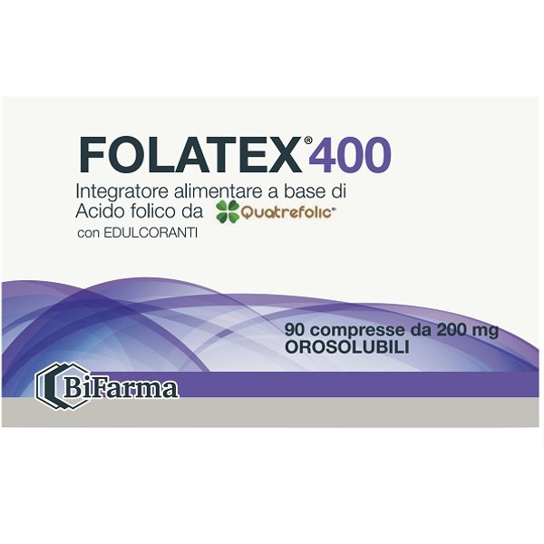 Folatex Integratore Di Acido Folico 400 90 Compresse-image