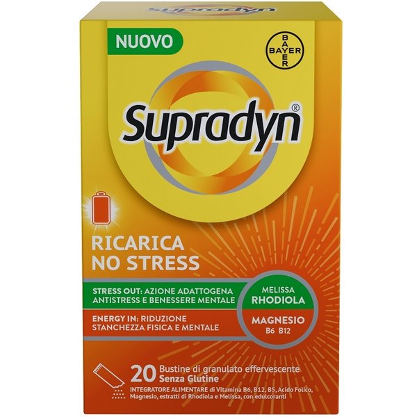 Supradyn Ricarica No Stress Integratore Multivitaminico 20 Bustine-image