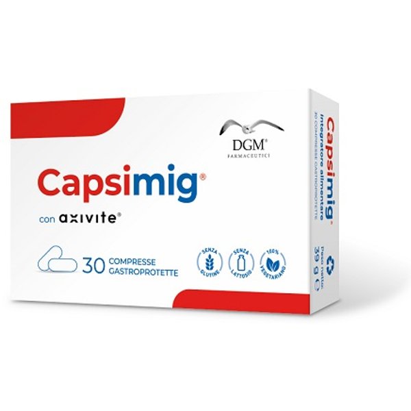 Dgm Farmaceutici Capsimig Integratore Alimentare 30 Compresse Gastroprotette-image
