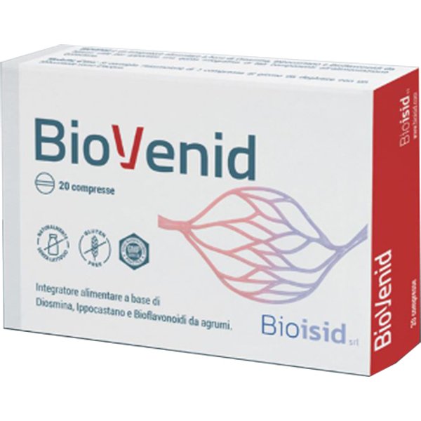 Biovenid Integratore A Base Di Diosmina 20 Compresse-image