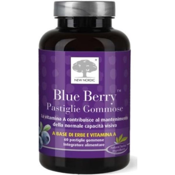 New Nordic Blue Berry Pastiglie Gommose Integratore Benessere Vista 60 Gummies-image