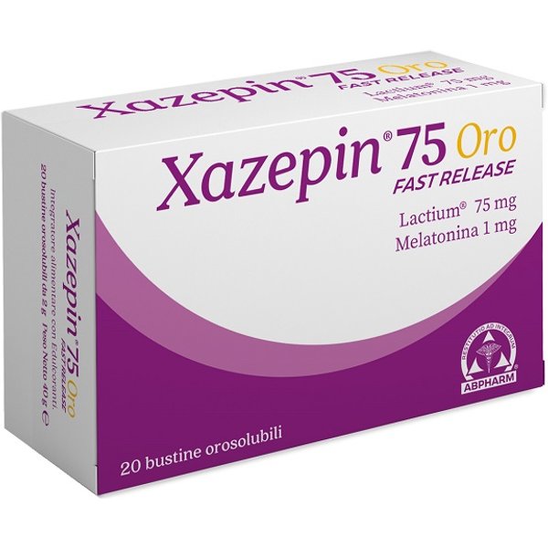 Xazepin 75 Oro Fast Release Integratore Alimentare 20 Bustine-image