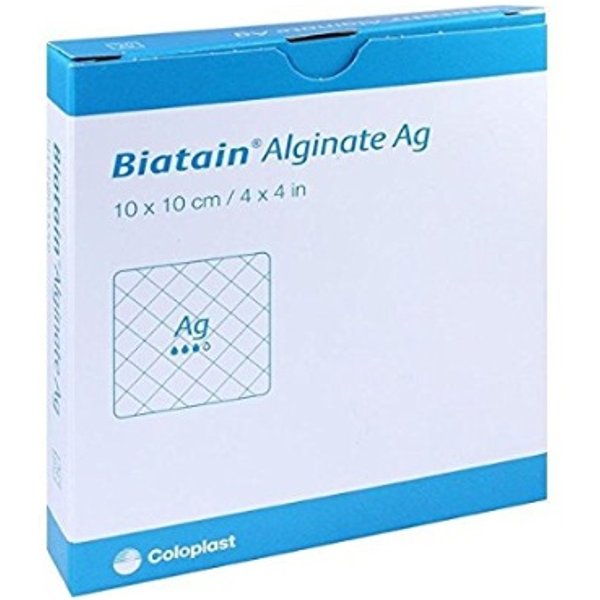 Biatain Alginate Medicazioni In Alginato Adesiva 10X10 10 Pezzi-image