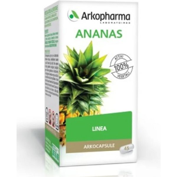 Arkopharma Arkocapsule Ananas Integratore Drenante 130 Capsule-image