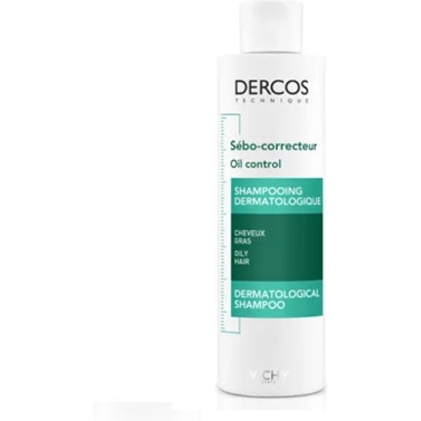 Dercos Shampoo Sebo Regolatore Trattante Capelli Grassi 200 Ml-image