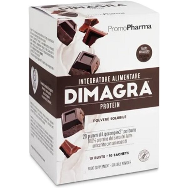 Dimagra Protein Gusto Cioccolato 10 Bustine-image