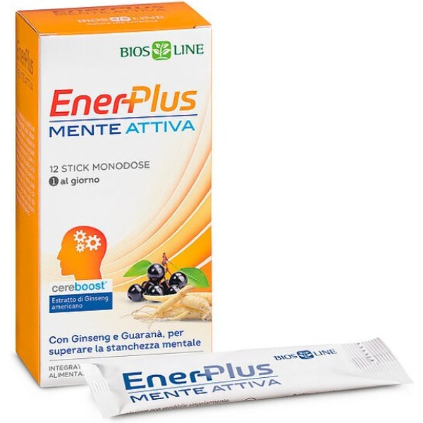 Bios Line Enerplus Mente Attiva Integratore Per La Concentrazione 12 Bustine-image