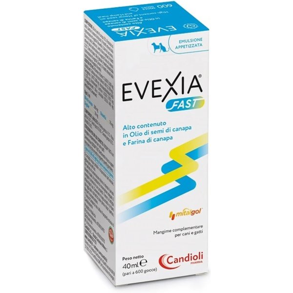 Evexia Fast Mangime Complementare Per Cani/Gatti Gocce 40 Ml-image