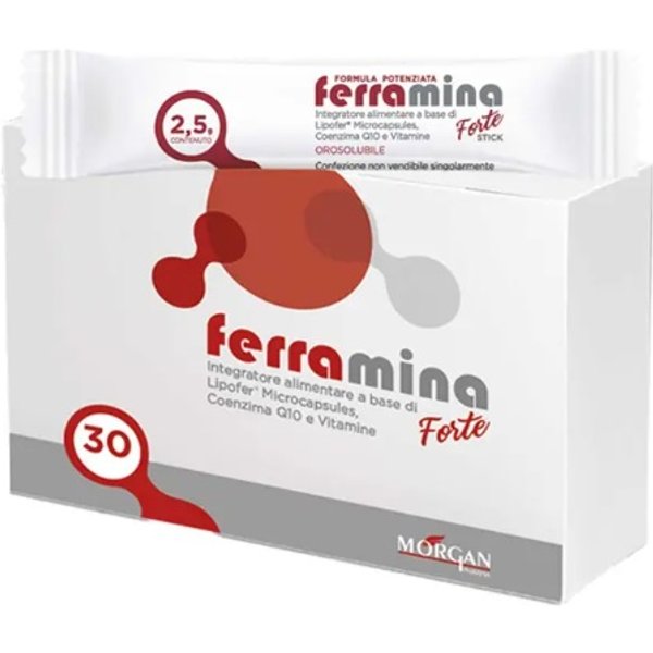 Ferramina Forte Integratore Di Ferro Rapido Assorbimento 30 Stick-image