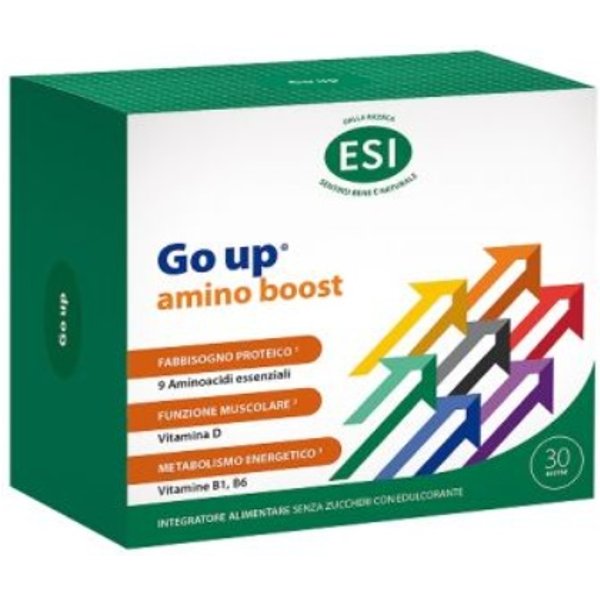 Esi Go Up Amino Boost Integratore Per La Funzione Muscolare E Il Metabolismo Energetico 30 Bustine-image