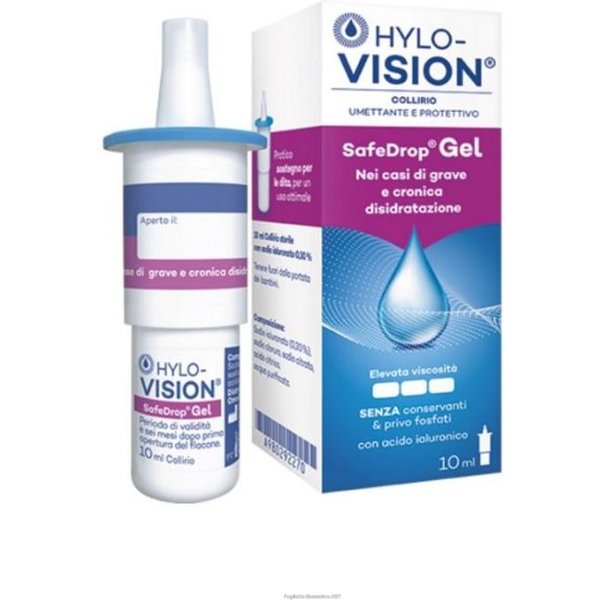 Hylovision Safe Drop Gel 0,3% Collirio Umettante E Protettivo 10 Ml **-image