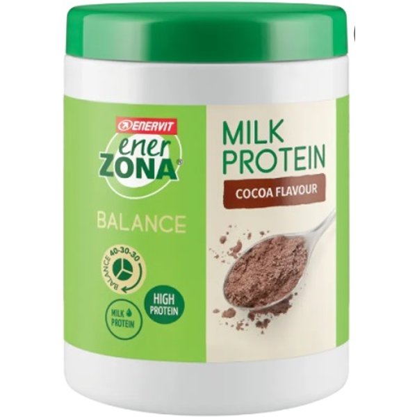 Enervit Enerzona Milk Protein Integratore Proteine Gusto Cacao 230 G R-image