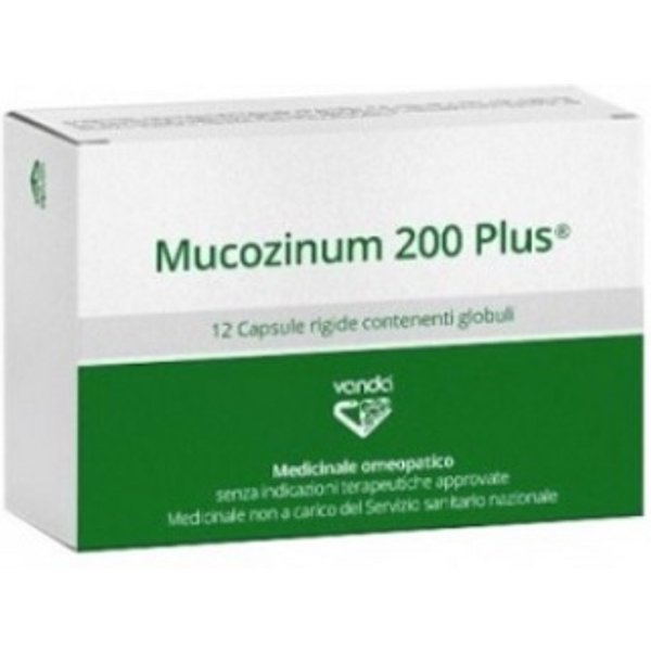 Mucozinum 200 Plus Rimedio Omeopatico 12 Capsule-image