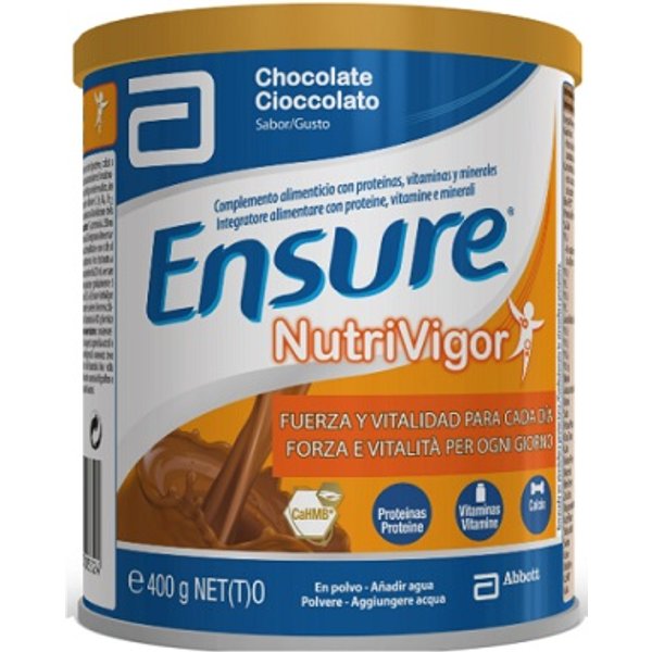 Ensure Nutrivigor Integratore Proteico In Polvere Gusto Cioccolato 400 Gr-image