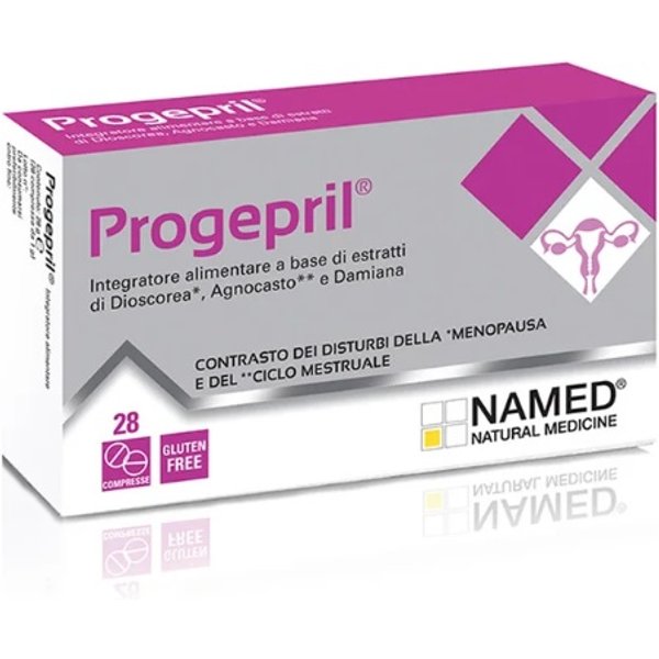 Named Progepril Integratore Disturbi Ciclo Mestruale E Menopausa 28 Compresse-image