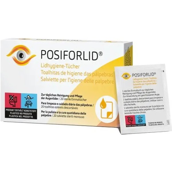 Posiforlid Salviette Palpebre 20 Pezzi-image