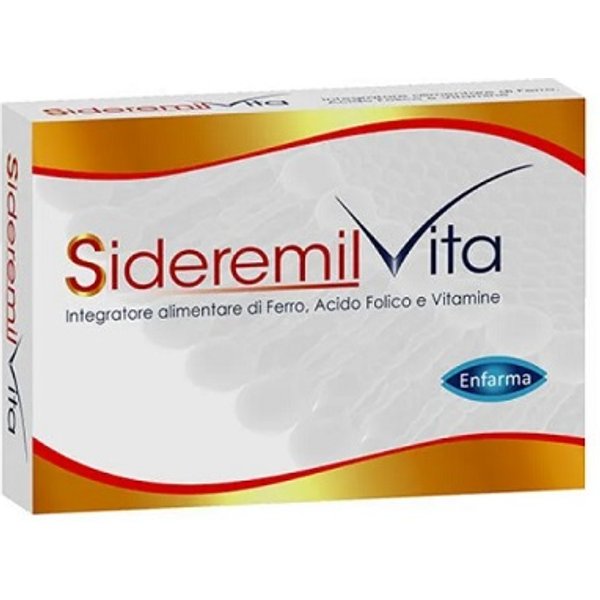 Sideremil Vita Integratore Alimentare Di Ferro E Acido Folico 30 Capsule-image