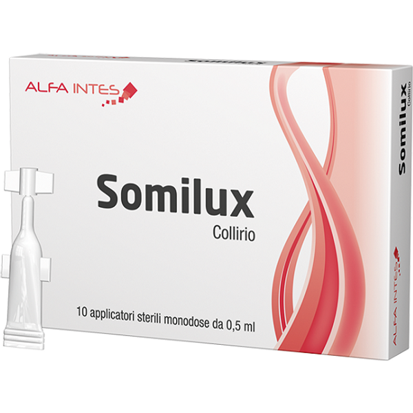 Somilux Collirio 10 Applicatori Sterili Monodose Da 0,5 Ml **-image