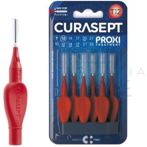 Curasept Proxi Prevention T12 Scovolini Rossi 6 Pezzi-image
