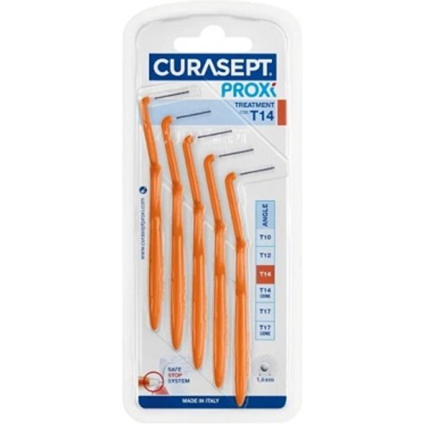 Curasept Proxi Angle T14 Scovolini Arancione 5 Pezzi-image