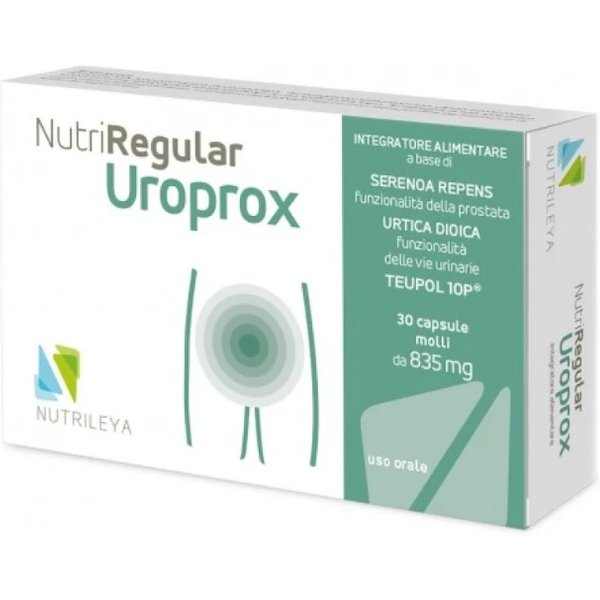 Nutriregular Uroprox Integratore Per Le Vie Urinarie 30 Capsule Molli-image