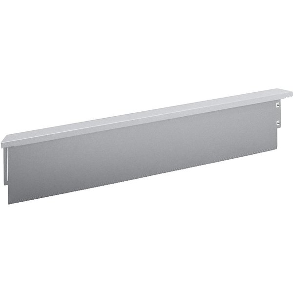 Rasenkante breit / Schneckenzaun "Klick-Fix" Typ 1 Alu-Zink 20 x 3,5 cm - Länge: 1 m